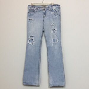 Hollister jeans size 9L distressed jeans